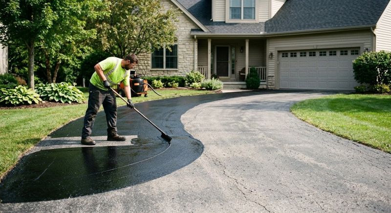 Blacktop Driveway Sealing in Columbus, OH