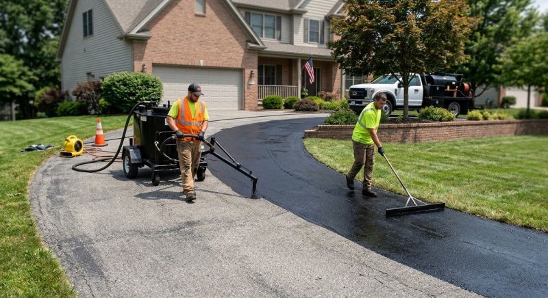Residential Driveway Sealcoating in Sarasota, FL